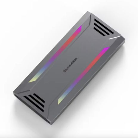 Внешний карман для M2 SSD Blueendless 2825SN NVMe / Sata Type-C USB 3.1 с RGB подсветкой Внешний карман для M2 SSD Blueendless 2825SN NVMe / Sata Type-C USB 3.1 с RGB подсветкой