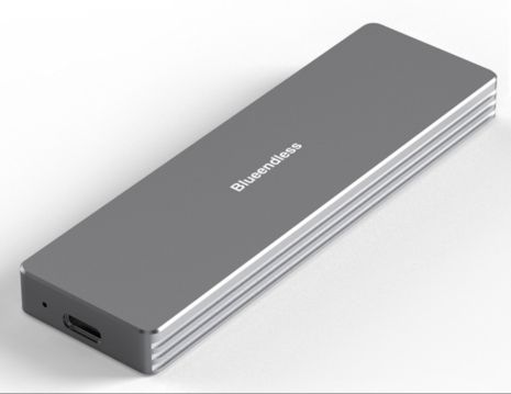 Зовнішня кишеня для M2 SSD Blueendless 2801SN NVMe / Sata Type-C USB 3.1