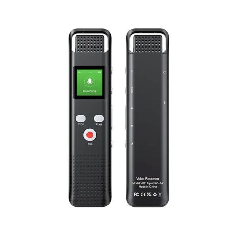 Портативний цифровий диктофон V02 64Gb з голосовою активацією Портативний цифровий диктофон V02 64Gb з голосовою активацією