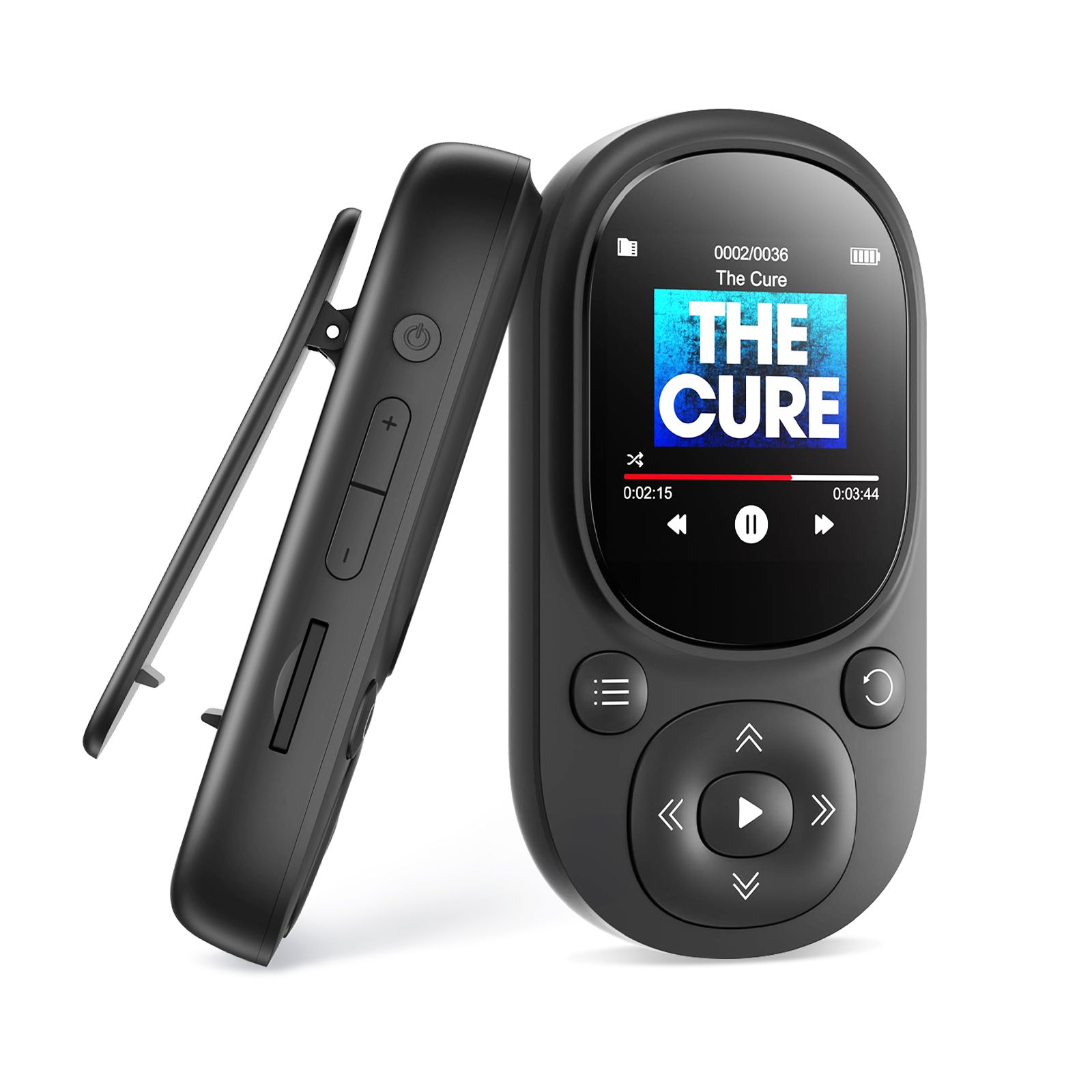 MP3 плеєр A11 Bluetooth Hi-Fi 32Gb з кліпсою, FM радіо та диктофоном Black MP3 плеєр A11 Bluetooth Hi-Fi 32Gb з кліпсою, FM радіо та диктофоном Black