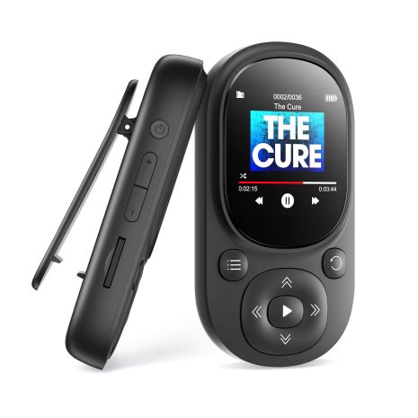 MP3 плеєр A11 Bluetooth Hi-Fi 32Gb з кліпсою, FM радіо та диктофоном Black MP3 плеєр A11 Bluetooth Hi-Fi 32Gb з кліпсою, FM радіо та диктофоном Black