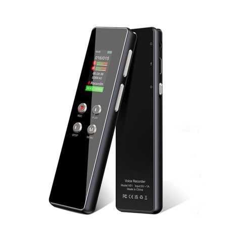 Портативний цифровий диктофон V01 64Gb у металевому корпусі Портативний цифровий диктофон V01 64Gb у металевому корпусі