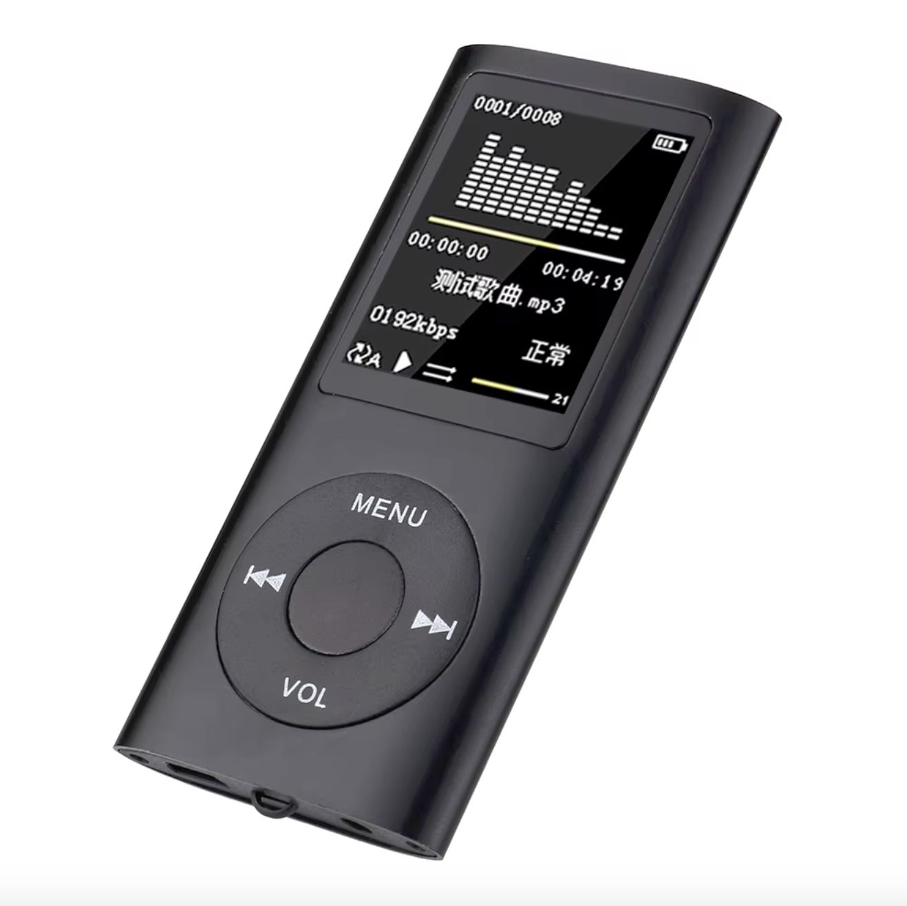 MP3 портативний плеєр 10B 8Gb з дисплеєм, FM радіо та диктофоном Black MP3 портативний плеєр 10B 8Gb з дисплеєм, FM радіо та диктофоном Black