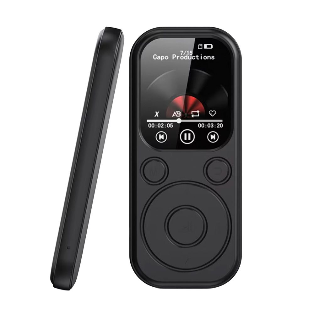 MP3 плеєр 01D 32Gb з FM радіо, Bluetooth та диктофоном Чорний MP3 плеєр 01D 32Gb з FM радіо, Bluetooth та диктофоном Чорний