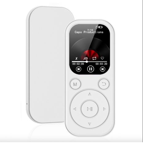 MP3 плеєр 01D 32Gb з FM радіо, Bluetooth та диктофоном Білий