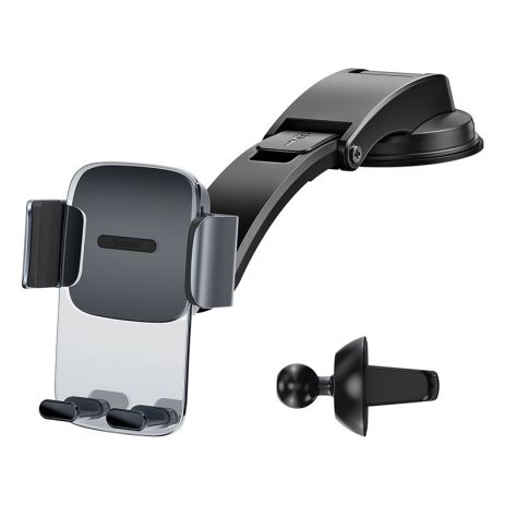 Автодержатель для телефона Baseus Easy Control Clamp Car Mount Holder A Set Черный