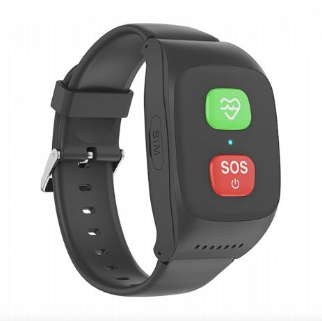 Смарт-браслет безпеки S16 4G GPS SOS з датчиком падіння, моніторингом здоров’я та відеодзвінком Black Смарт-браслет безпеки S16 4G GPS SOS з датчиком падіння, моніторингом здоров’я та відеодзвінком Black