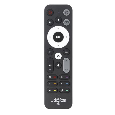 Пульт ДУ UGOOS UR02 Bluetooth Air mouse/Гироскоп/Микрофон (Без батареек) Black