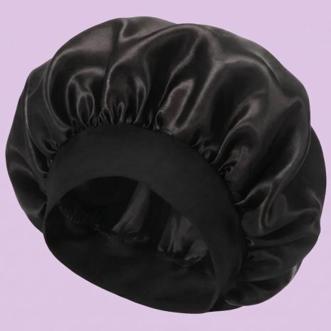 Атласна шапочка Satin Bonnet на резинці для захисту волосся під час сну Атласна шапочка Satin Bonnet на резинці для захисту волосся під час сну