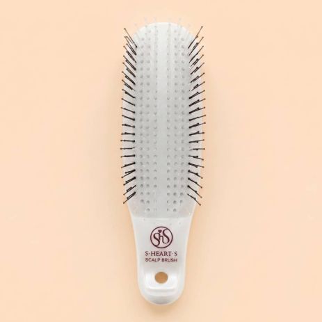 Японська S-Heart-S Scalp Brush Com Regular The Shampoo щітка для шкіри голови, біла