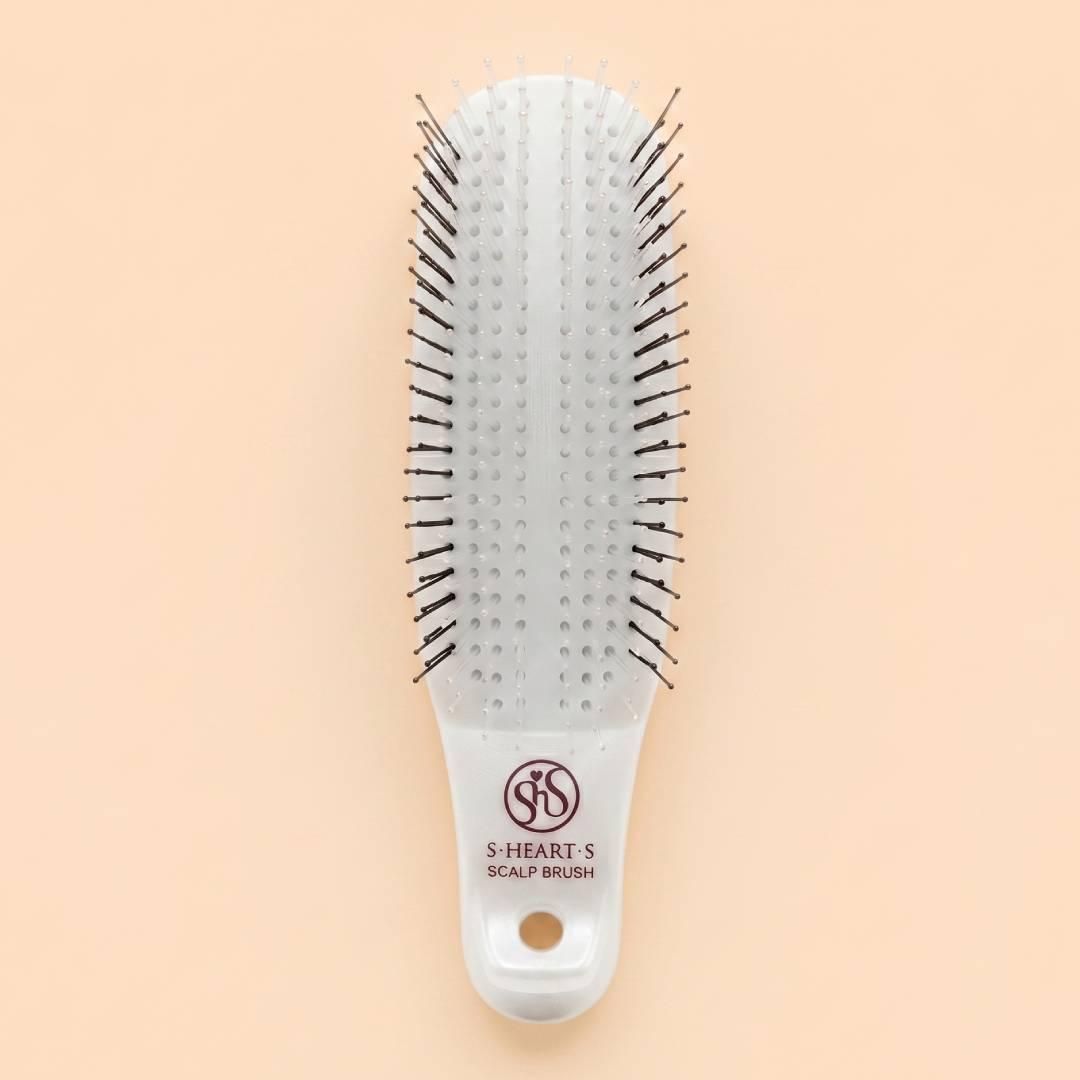 Японська S-Heart-S Scalp Brush Com Regular The Shampoo щітка для шкіри голови, біла Японська S-Heart-S Scalp Brush Com Regular The Shampoo щітка для шкіри голови, біла