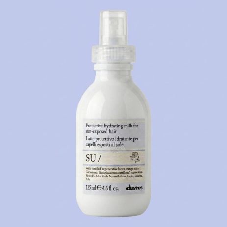 Молочко-кондиціонер Davines SU Hair Milk для зволоження і захисту волосся після сонця, 135 мл
