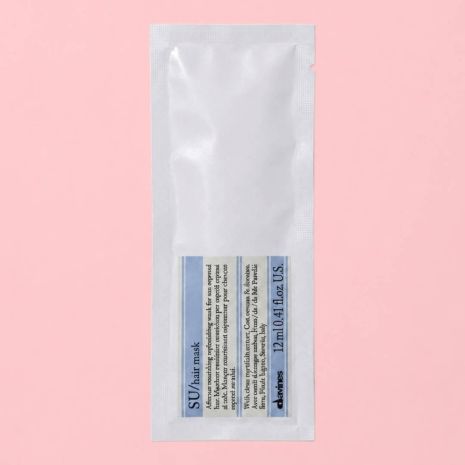 Зволожувальна маска Davines SU Hair Mask для живлення волосся після сонця, саше12 мл