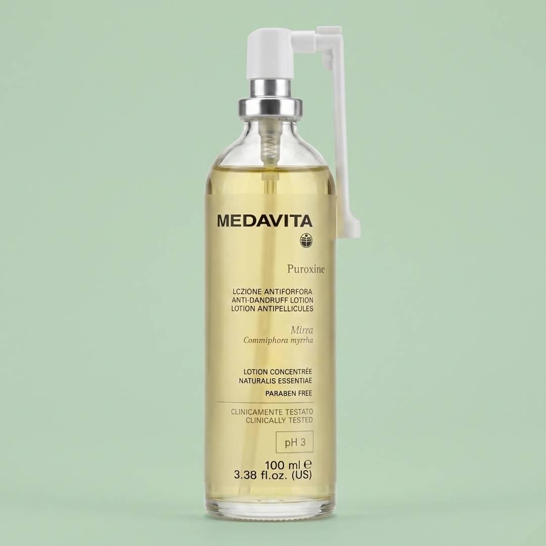 Лосьон-спрей Medavita Puroxine Anti Dandruff Lotion против перхоти, 100 мл Лосьон-спрей Medavita Puroxine Anti Dandruff Lotion против перхоти, 100 мл
