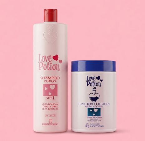 Набір ботексу Love Potion Love Tox Collagen для відновлення та розгладження волосся 2х100 г (розлив) Набір ботексу Love Potion Love Tox Collagen для відновлення та розгладження волосся 2х100 г (розлив)