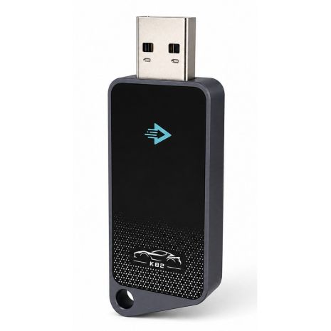 Бездротовий адаптер CarPlay та Android Auto K82 USB-A, Bluetooth 5.2, Wi-Fi, для штатних мультимедійних систем
