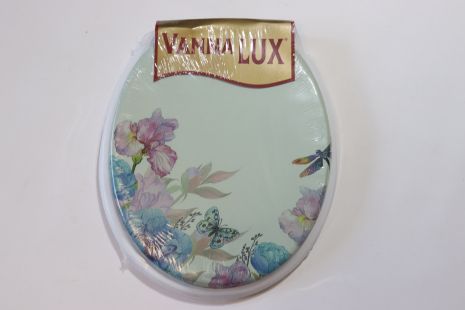 М'яка кришка-сидіння для унітазу Vanna Lux Туреччина біла w504-2