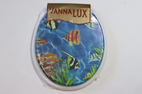 Мягкое сиденье для унитаза Vanna Lux Турция, белое w504-14