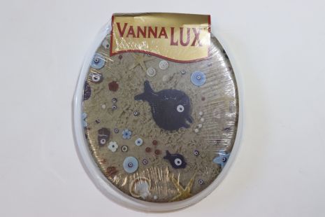 М'яка кришка-сидіння для унітазу Vanna Lux, Туреччина, біла модель w504-11