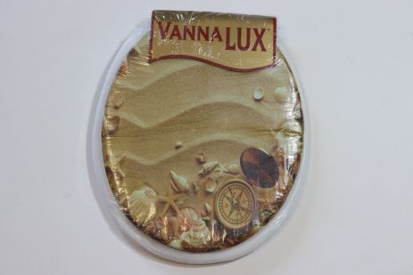 М'яка кришка-сидіння для унітазу Vanna Lux Туреччина біла w504-17