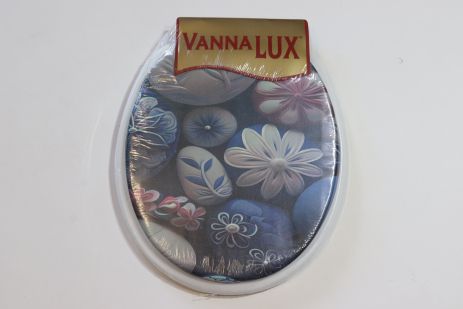 Кришка-сидіння для унітазу м'яка Vanna Lux Туреччина біла w504-15