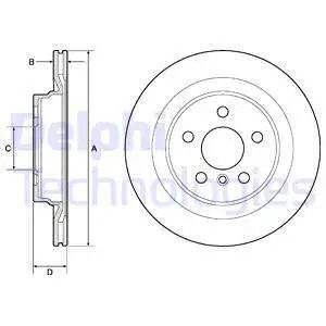 Диск тормозной MINI MINI, BMW X1, DELPHI (BG4778C) Диск тормозной MINI MINI, BMW X1, DELPHI (BG4778C)