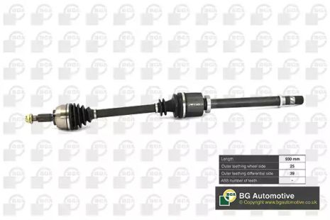 Піввісь Megane/Scenic 2.0/1.9dCi Пр. 03-09