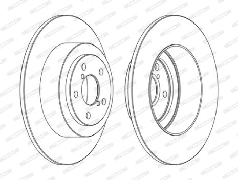 Диск гальмівний SUBARU IMPREZA, FERODO (DDF1647C) Диск гальмівний SUBARU IMPREZA, FERODO (DDF1647C)