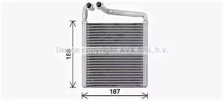 Теплообменник, отопление салона, VW BEETLE, AVA COOLING (VN6416)