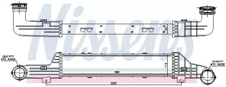 Интеркулер 96899 MERCEDESBENZ