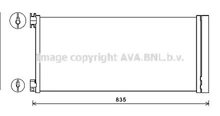 Конденсатор, кондиционер RTA5626D OPEL RENAULT