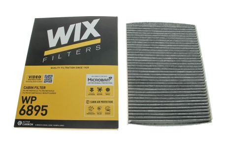 Фильтр салона VW GOLF WP6895/K1047A угольный (пр-во WIX-Filtron)