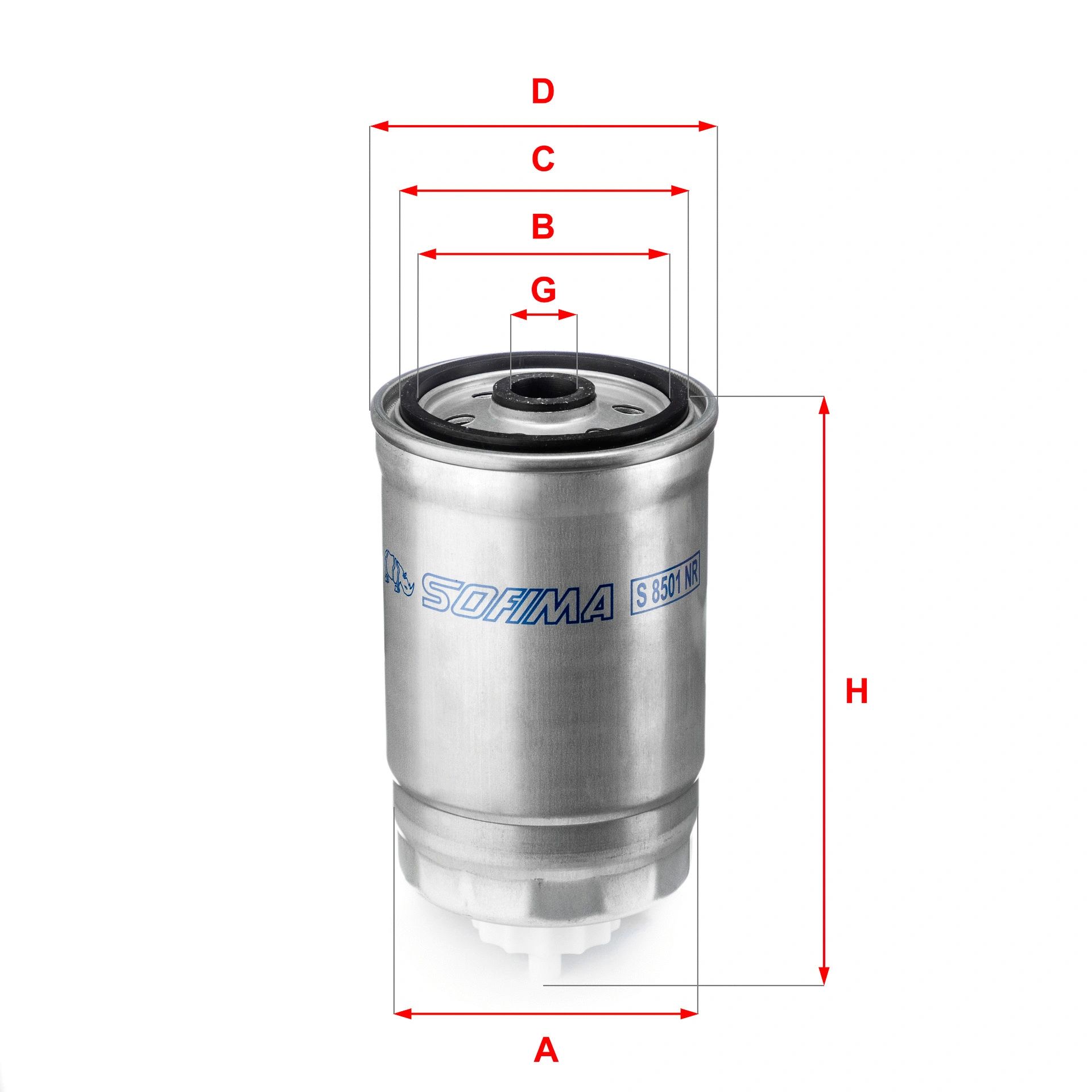 Топливный фильтр, FORD TRANSIT, CITROËN C25, SOFIMA (S8501NR) Топливный фильтр, FORD TRANSIT, CITROËN C25, SOFIMA (S8501NR)