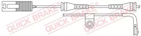 Датчик зносу гальмівних колодок (задніх) BMW 5 (E39) 97-04 (L=1100mm), QUICK BRAKE (WS0202A)