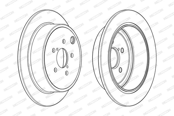 Диск гальмівний TOYOTA GT, SUBARU OUTBACK, FERODO (DDF1883C) Диск гальмівний TOYOTA GT, SUBARU OUTBACK, FERODO (DDF1883C)