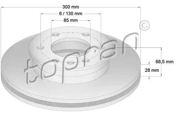 Диск гальмівний MERCEDES BENZ, VOLKSWAGEN 2E0615301, HANS PRIES TOPRAN (111652) Диск гальмівний MERCEDES BENZ, VOLKSWAGEN 2E0615301, HANS PRIES TOPRAN (111652)