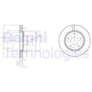 Диск гальмівний CHRYSLER GRAND, VW ROUTAN, DELPHI (BG4212) Диск гальмівний CHRYSLER GRAND, VW ROUTAN, DELPHI (BG4212)