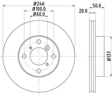 Диск гальмівний SUZUKI (CHANGHE), NISSHINBO (ND9007) Диск гальмівний SUZUKI (CHANGHE), NISSHINBO (ND9007)