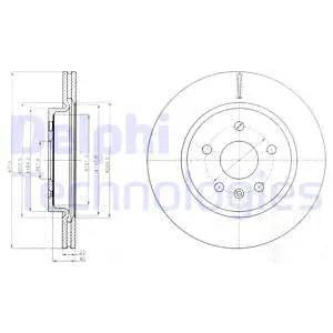 Диск гальмівний CHEVROLET MALIBU, OPEL INSIGNIA, DELPHI (BG4190) Диск гальмівний CHEVROLET MALIBU, OPEL INSIGNIA, DELPHI (BG4190)