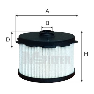 Топливный фильтр, TOYOTA COROLLA, FIAT SCUDO, M-FILTER (DE3117)