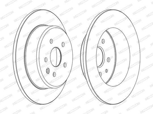 Диск тормозной TOYOTA ALTEZZA, LEXUS GS, FERODO (DDF1499C) Диск тормозной TOYOTA ALTEZZA, LEXUS GS, FERODO (DDF1499C)