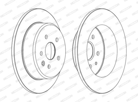 Диск тормозной TOYOTA ALTEZZA, LEXUS GS, FERODO (DDF1499C) Диск тормозной TOYOTA ALTEZZA, LEXUS GS, FERODO (DDF1499C)