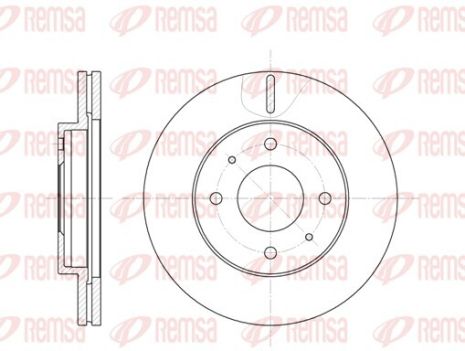 Диск тормозной MITSUBISHI GALANT, REMSA (639110) Диск тормозной MITSUBISHI GALANT, REMSA (639110)