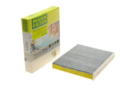 Фільтр салону TOYOTA HILUX 15-, CAMRY 17- FreciousPlus (вир-во MANN), MANN-FILTER (FP22032)