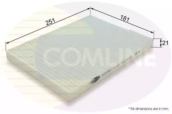 EKF387 Comline Фільтр салону EKF387 Comline Фільтр салону