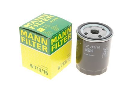 Фильтр масляный, MANN-FILTER (W71316)