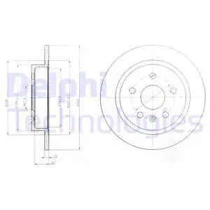 Диск гальмівний CHEVROLET MALIBU, OPEL INSIGNIA, DELPHI (BG4188) Диск гальмівний CHEVROLET MALIBU, OPEL INSIGNIA, DELPHI (BG4188)