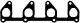 Прокладка выпускного коллектора Opel Astra G, Combo, BGA (MG7567)
