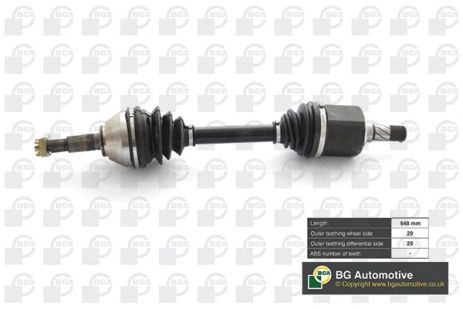 Приводной вал, RENAULT KOLEOS, NISSAN QASHQAI, BGA (DS6317L) Приводной вал, RENAULT KOLEOS, NISSAN QASHQAI, BGA (DS6317L)