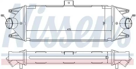 Интеркулер 96727 IVECO